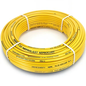Neproplast HDPE Pipes PE 100 Pressure 4 Bar Outside Diameter 63 mm Thickness 1.8 mm Yellow | NEPROPLAST
