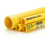 مواسير HDPE PE 100 ضغط 4 بار قطر خارجي 560 مم سمك 13.7 مم لون أصفر | نيبروبلاست