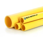 مواسير HDPE PE 100 ضغط 4 بار قطر خارجي 500 مم سمك 12.3 مم لون أصفر | نيبروبلاست