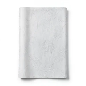 German Leaf Patterned Wallpaper 10m x 0.53m Light Gray, Model 02579-05