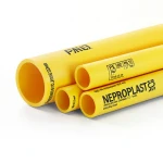 مواسير HDPE PE 100 ضغط 4 بار قطر خارجي 560 مم سمك 13.7 مم لون أصفر | نيبروبلاست