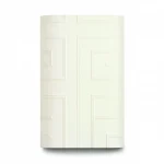 Geometric wallpaper, creamy color, length 10 m, width 0.70 m, model Z76021 