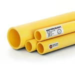 مواسير HDPE PE 100 ضغط 4 بار قطر خارجي 200 مم سمك 4.9 مم لون أصفر | نيبروبلاست