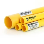 مواسير HDPE PE 100 ضغط 4 بار قطر خارجي 225 مم سمك 5.5 مم لون أصفر | نيبروبلاست