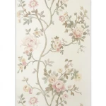 Italian Wallpaper Floral Design Light Beige, Size 10mx0.70m, Model 15001