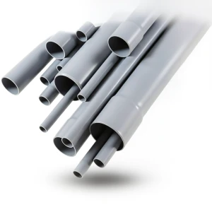 UPVC Pipes Nominal Pressure 2 Bar Outside Diameter 160 mm Thickness 1.8 mm Gray