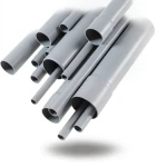 UPVC Pipes Nominal Pressure 4 Bar Outside Diameter 125 mm Thickness 2.5 mm Gray