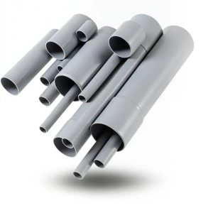 UPVC Pipes Nominal Pressure 4 Bar Outside Diameter 200 mm Thickness 4 mm Gray