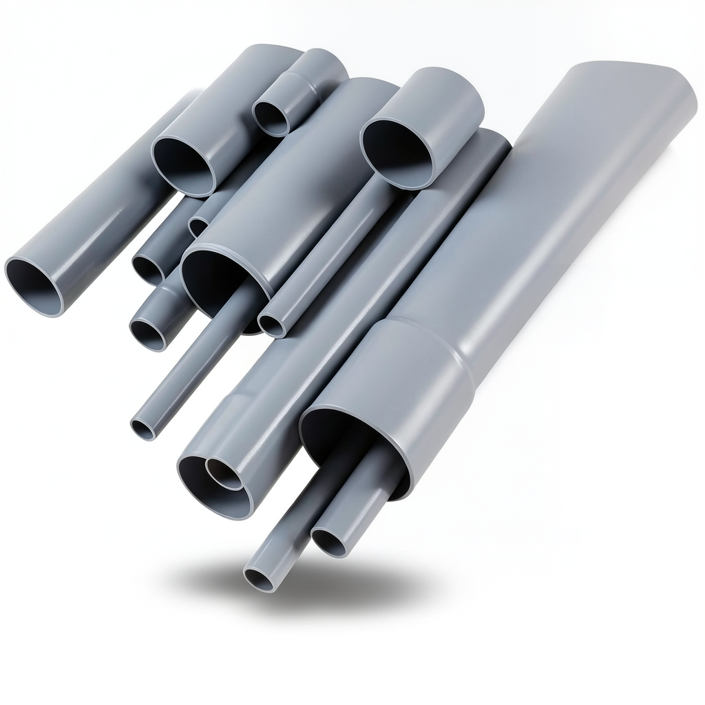 UPVC Pipes Pressure 4 Bar Outside Diameter 160 mm Thickness 3.2 mm Gray