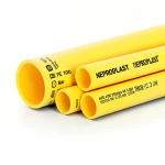 مواسير HDPE PE 100 ضغط 4 بار قطر خارجي 500 مم سمك 12.3 مم لون أصفر | نيبروبلاست