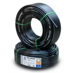 أنابيب HDPE Neproplast PE 80 ضغط 2.3 بار قطر خارجي 63 مم سمك 1.8 مم لون اسود | نيبروبلاست