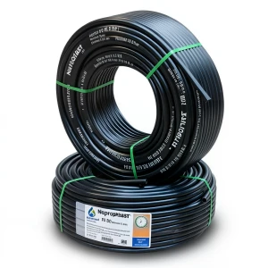 Neproplast HDPE Pipes PE 80 Pressure 2.3 Bar Outside Diameter 63 mm Thickness 1.8 mm Black | NEPROPLAST