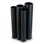 مواسير HDPE PE 100 ضغط 4 بار قطر خارجي 140 مم سمك 3.5 مم لون اسود | نيبروبلاست