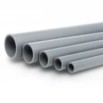 انابيب بلاستيك UPVC الجودة ضغط 10 بار  قطر خارجي 40 مم سمك 1.9 مم لون رمادي