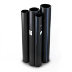 مواسير HDPE PE 100 ضغط 4 بار قطر خارجي 180 مم سمك 4.4 مم لون اسود | نيبروبلاست