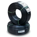 أنابيب HDPE PE 80 ضغط 3.2 بار قطر خارجي 110 مم سمك 2.7 مم لون اسود | نيبروبلاست