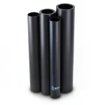 مواسير HDPE PE 100 ضغط 4 بار قطر خارجي 160 مم سمك 4.0 مم لون اسود | نيبروبلاست