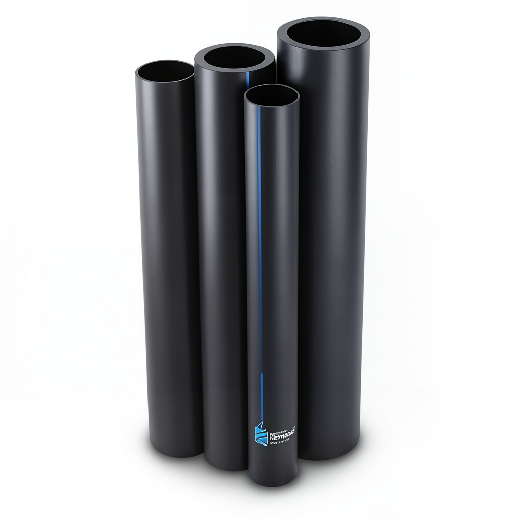 مواسير HDPE PE 100 ضغط 4 بار قطر خارجي 160 مم سمك 4.0 مم لون اسود | نيبروبلاست