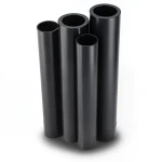مواسير HDPE PE 100 ضغط 4 بار قطر خارجي 200 مم سمك 4.9 مم لون اسود | نيبروبلاست