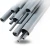 UPVC Pipes Pressure 4 Bar Outside Diameter 250 mm Thickness 4.9 mm Gray - Image 1