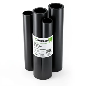 مواسير HDPE نيبروبلاست PE 100 ضغط 4 بار قطر خارجي 280 مم سمك 6.9 مم لون اسود | نيبروبلاست