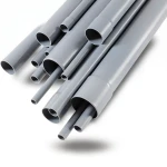 مواسير UPVC ضغط 4 بار قطر خارجي 450 مم سمك 8.9 مم لون رمادي