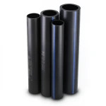 مواسير HDPE PE 100 ضغط 4 بار قطر خارجي 315 مم سمك 7.7 مم لون اسود | نيبروبلاست