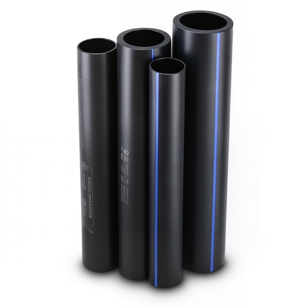 HDPE Pipes PE 100 Pressure 4 Bar Outside Diameter 315 mm Thickness 7.7 mm Black | NEPROPLAST