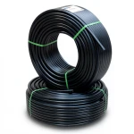 أنابيب HDPE PE 100 ضغط 4 بار قطر خارجي 75 مم سمك 1.9 مم لون اسود | نيبروبلاست