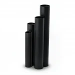 مواسير HDPE الجودة   SDR 17.6   قطر خارجي 125 مم سمك 7.1 مم لون اسود