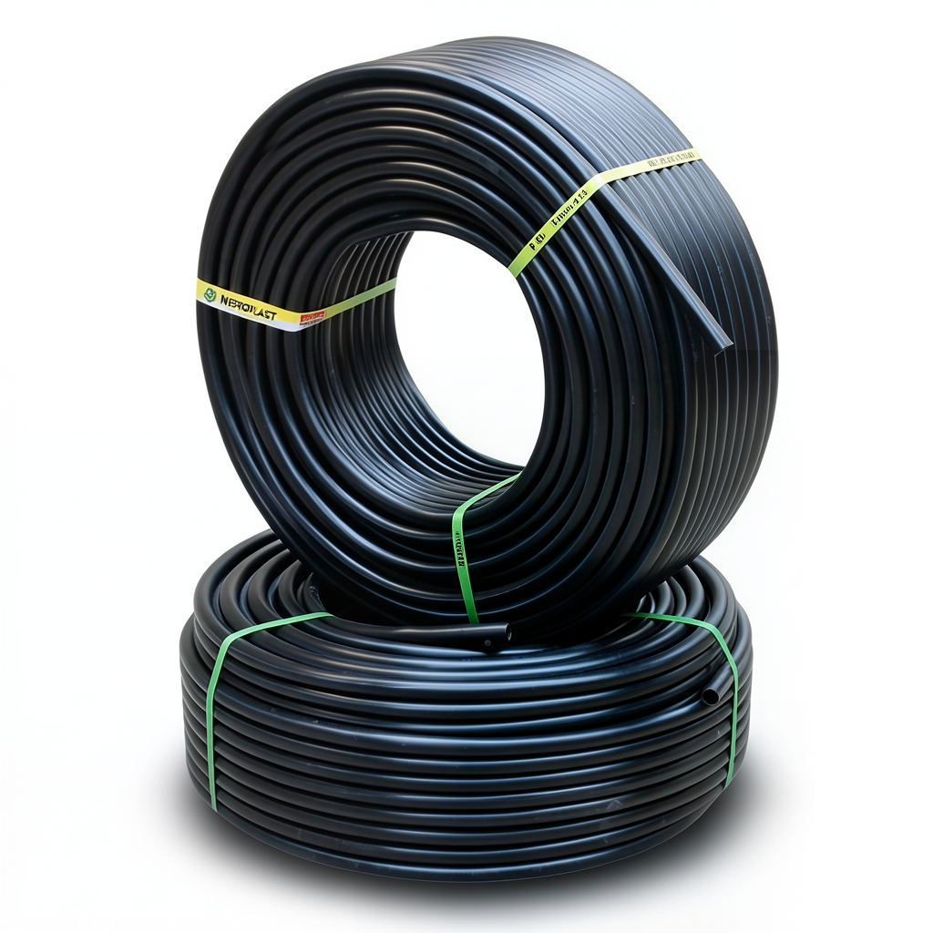 Neproplast HDPE Pipes PE 80 Pressure 2.3 Bar Outside Diameter 63 mm Thickness 1.8 mm Black | NEPROPLAST