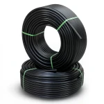 أنابيب HDPE PE 80 ضغط 3.2 بار قطر خارجي 110 مم سمك 2.7 مم لون اسود | نيبروبلاست