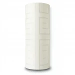 Geometric wallpaper, creamy color, length 10 m, width 0.70 m, model Z76021 