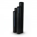 أنابيب HDPE الجودة   SDR 17.6  قطر خارجي 140 مم سمك 8.0 مم لون اسود