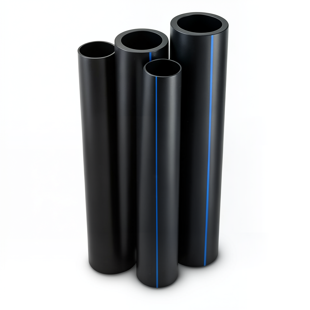 مواسير HDPE PE 100 ضغط 4 بار قطر خارجي 140 مم سمك 3.5 مم لون اسود | نيبروبلاست