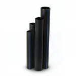 مواسير HDPE الجودة   SDR 17.6   قطر خارجي 90 مم سمك 5.1 مم لون اسود