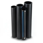 مواسير HDPE PE 100 ضغط 4 بار قطر خارجي 315 مم سمك 7.7 مم لون اسود | نيبروبلاست