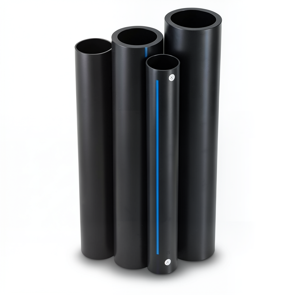 مواسير HDPE PE 100 ضغط 4 بار قطر خارجي 315 مم سمك 7.7 مم لون اسود | نيبروبلاست