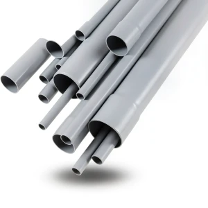 UPVC Pipes Nominal Pressure 2 Bar Outside Diameter 180 mm Thickness 1.8 mm Gray