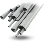 UPVC Pipes Nominal Pressure 2 Bar Outside Diameter 200 mm Thickness 1.8 mm Gray