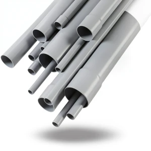 UPVC Pipes Pressure 2 Bar Outside Diameter 355 mm Thickness 2.9 mm Gray