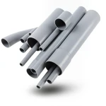 UPVC Pipes Nominal Pressure 2 Bar 450 mm Diameter Thickness 3.6 mm Gray