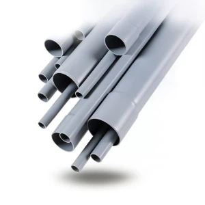 أنابيب UPVC ضغط اسمي 2 بار قطر خارجي 500 مم سمك 4 مم لون رمادي