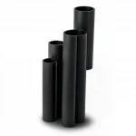 أنابيب HDPE الجودة   SDR 17.6  قطر خارجي 200 مم سمك 11.4 مم لون اسود