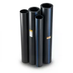 مواسير HDPE نيبروبلاست PE 80 ضغط 3.2 بار قطر خارجي 225 مم سمك 5.5 مم لون اسود | نيبروبلاست