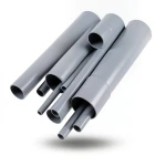 UPVC Pipes Nominal Pressure 4 Bar Outside Diameter 630 mm Thickness 12.4 mm Gray