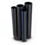 مواسير HDPE نيبروبلاست PE 80 ضغط 3.2 بار قطر خارجي 500 مم سمك 12.3 مم لون اسود | نيبروبلاست