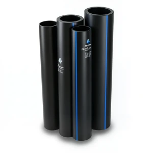 HDPE Pipes PE 100 Pressure 4 Bar Outside Diameter 500 mm Thickness 12.3 mm Black | NEPROPLAST