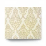Italian wallpaper classic design, size 10 m x 1.06 m, cream color, model 81907