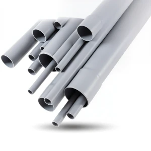 UPVC Pipes Nominal Pressure 2 Bar 450 mm Diameter Thickness 3.6 mm Gray